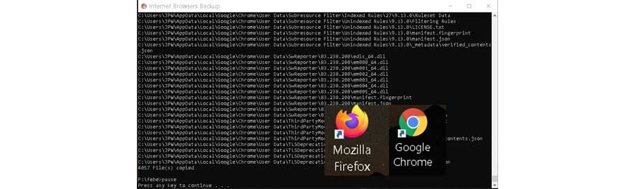 Browser-Backup script